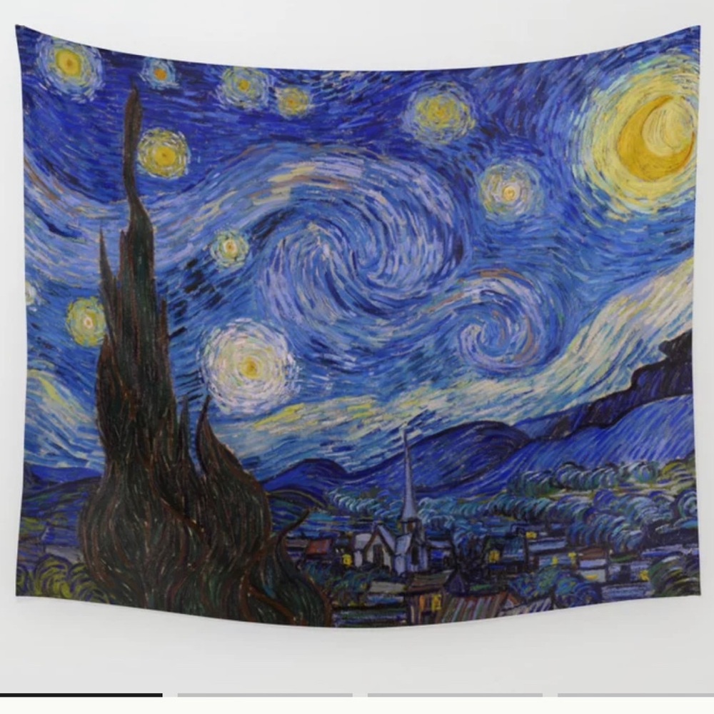 Starry night tapestry